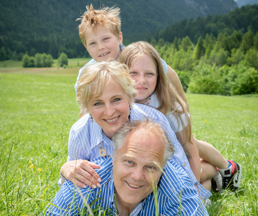 Familie Wieberdink von der Alpenliebe in Inzell